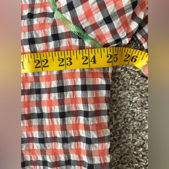 Arnold Zimberg NWT gingham cotton blend button up shirt size XL - Picture 11 of 14